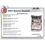 2021 Bowman Baseball Jumbo HTA Hobby 8 Box Case