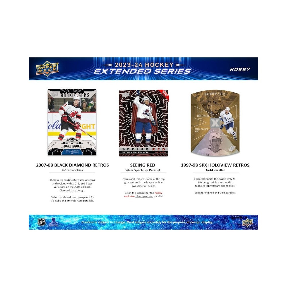2023-24 Upper Deck Extended Series Hockey Hobby Box