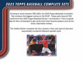 2025 Topps Baseball Factory Sealed Complete Set (Hobby Version) 12 Box Case