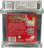 1998 POKEMON RED VERSION SANDSHREW NINTENDO GAME BOY GB WATA 7.5 CIB