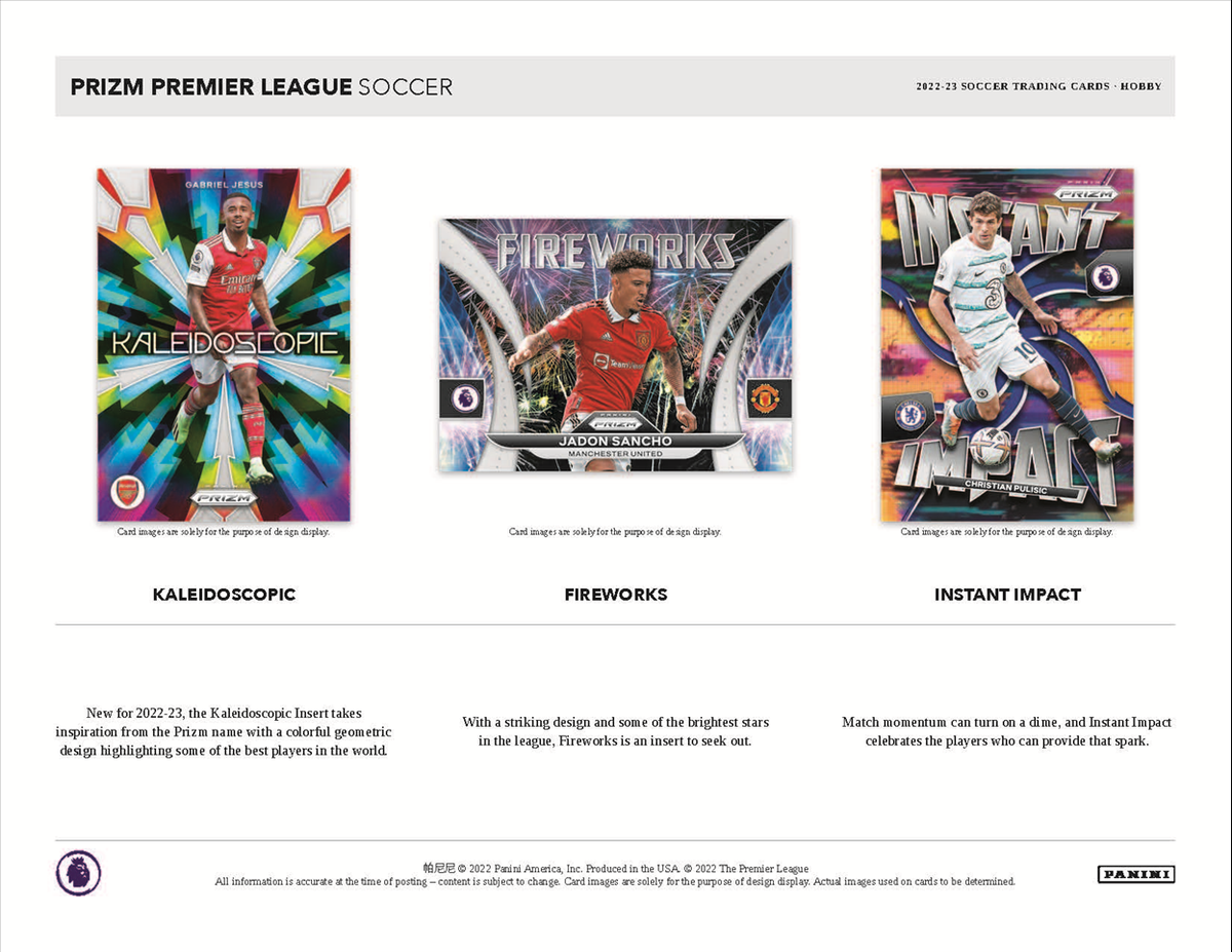 2022-23 Panini Prizm Premier League Soccer Hobby Box