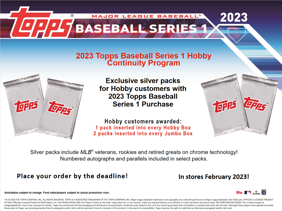 2023 Topps Series 1 Baseball Hobby 12 Box Case