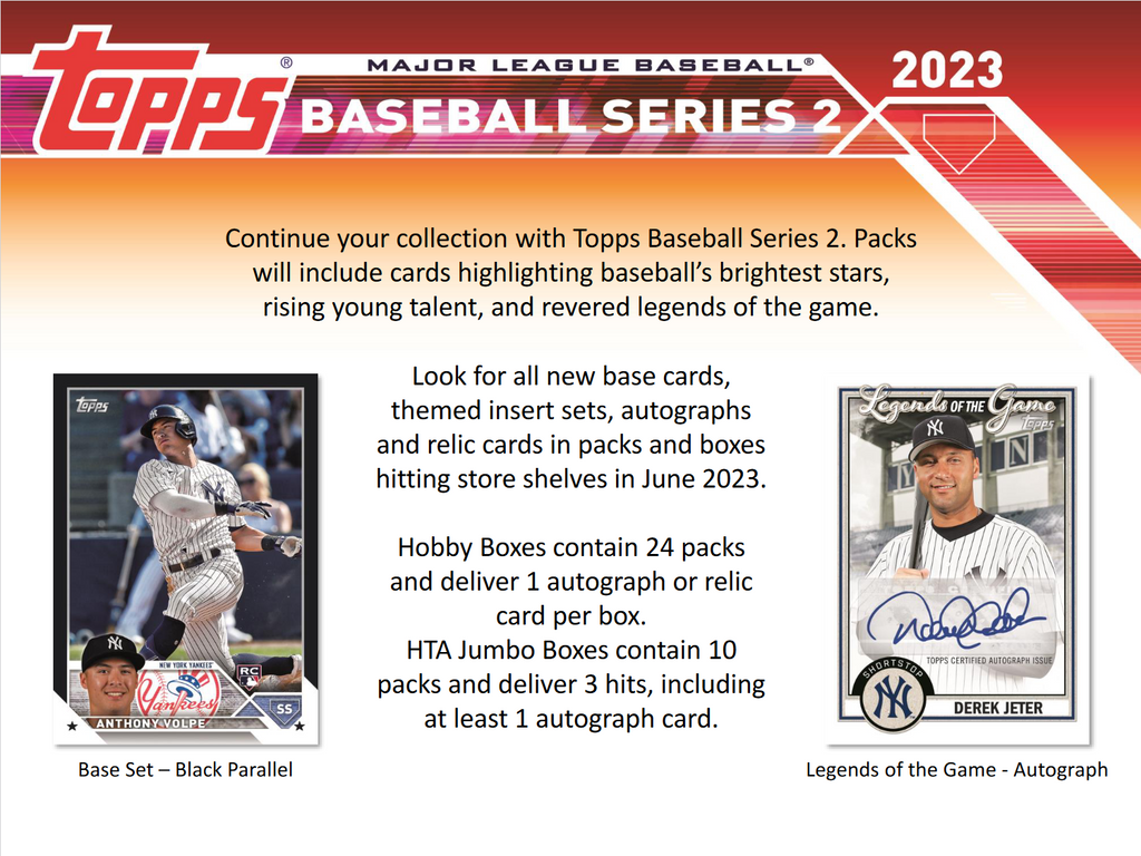 2023 Topps Series 2 Baseball Jumbo Box