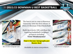 2022-23 Bowman University's Best Basketball Hobby 8 Box Case