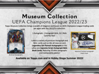2022-23 Topps UEFA Champions League Museum Collection Soccer Box