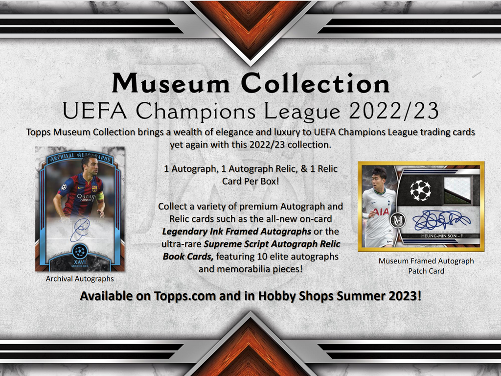 2022-23 Topps UEFA Champions League Museum Collection Soccer 12 Box Case
