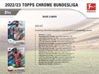 2022-23 Topps Chrome Bundesliga Soccer Hobby 12 Box Case
