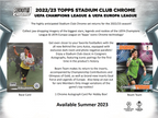 2022-23 Topps UEFA Club Competitions Stadium Club Chrome Soccer Hobby Box
