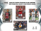 2022-23 Topps UEFA Club Competitions Stadium Club Chrome Soccer Hobby Box