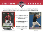 2023 Topps Pro Debut Baseball Jumbo 8 Box Case