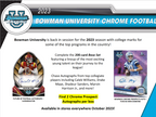 2023 Bowman Chrome University Football Hobby Box