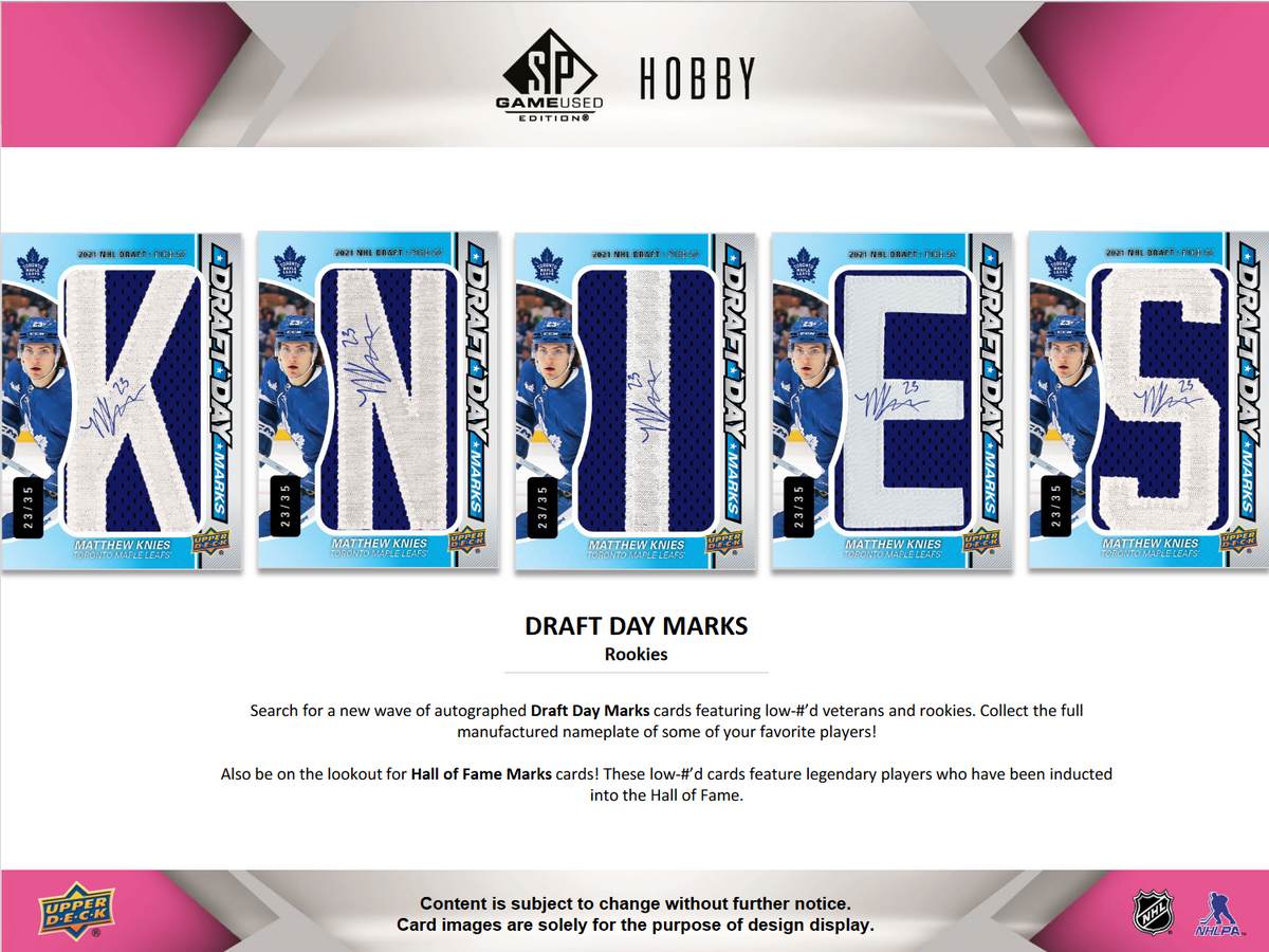 2023-24 Upper Deck SP Game Used Hockey Hobby Box
