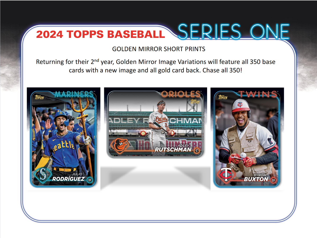 2024 Topps Series 1 Baseball Hobby 12 Box Case