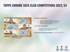 2023-24 Topps UEFA Club Competitions Chrome Soccer Hobby Box