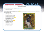 2024 Topps Chrome Baseball Breaker Delight Box