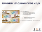 2023-24 Topps UEFA Club Competitions Chrome Soccer Jumbo Box