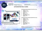 2023 Topps Motif Football Hobby 3 Box Case