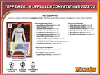 2023-24 Topps UEFA Club Competitions Merlin Chrome Soccer Hobby Box