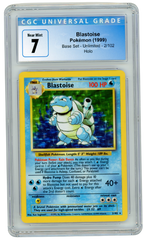 Blastoise Base Set 2/102 Holo 1999 CGC 7 (#9009)