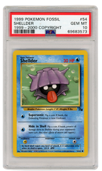 1999-2000 Fossil Shellder 54/62 PSA 10 (#1320)