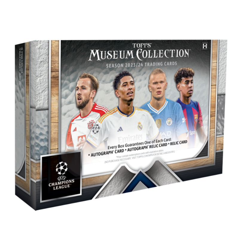 2023/24 Topps Museum Collection UEFA Champions League Soccer Hobby 12 Box Case