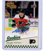 Matvei Michkov 2025 Upper Deck NSCC Top Shelf autograph rookie card #'d 09/20
