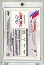 Tyler Adams 2021 Topps Chrome UCL Steve Aoki Edition Autographs Orange #'d 08/25