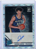 Jaxson Hayes 2019-20 Panini Donruss Optic Premium Box Set autograph rookie card #'d 04/10