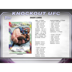 2024 Topps UFC Knockout Hobby 8 Box Case