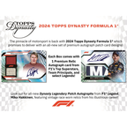 2024 Topps Dynasty Formula 1 Hobby 5 Box Case