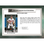 2024 Topps Museum Collection Baseball Hobby 12 Box Case